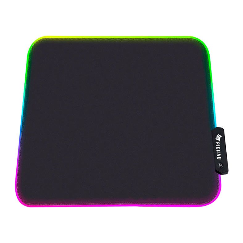 Mousepad Pichau Stellaris, RGB, Medio, 350x300x3mm, Preto, PCH-STRM-RB01