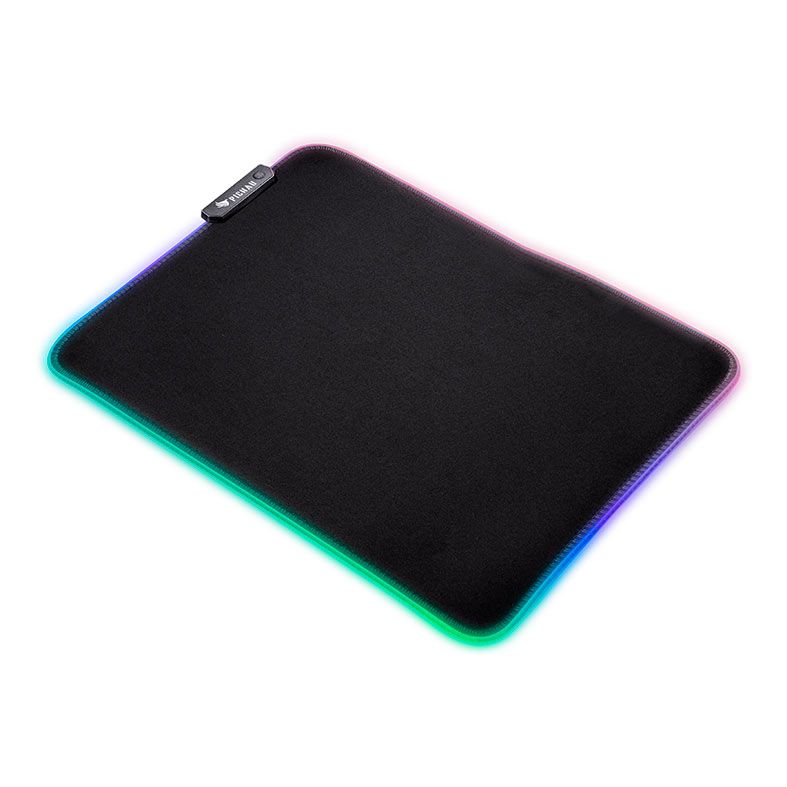Mousepad Pichau Stellaris, RGB, Medio, 350x300x3mm, Preto, PCH-STRM-RB01