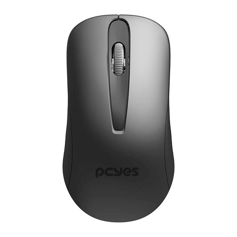 Kit Teclado e Mouse PcYes! Confort, Wireless, ABNT2, 1200DPI, Preto, PCOCWAB-108070