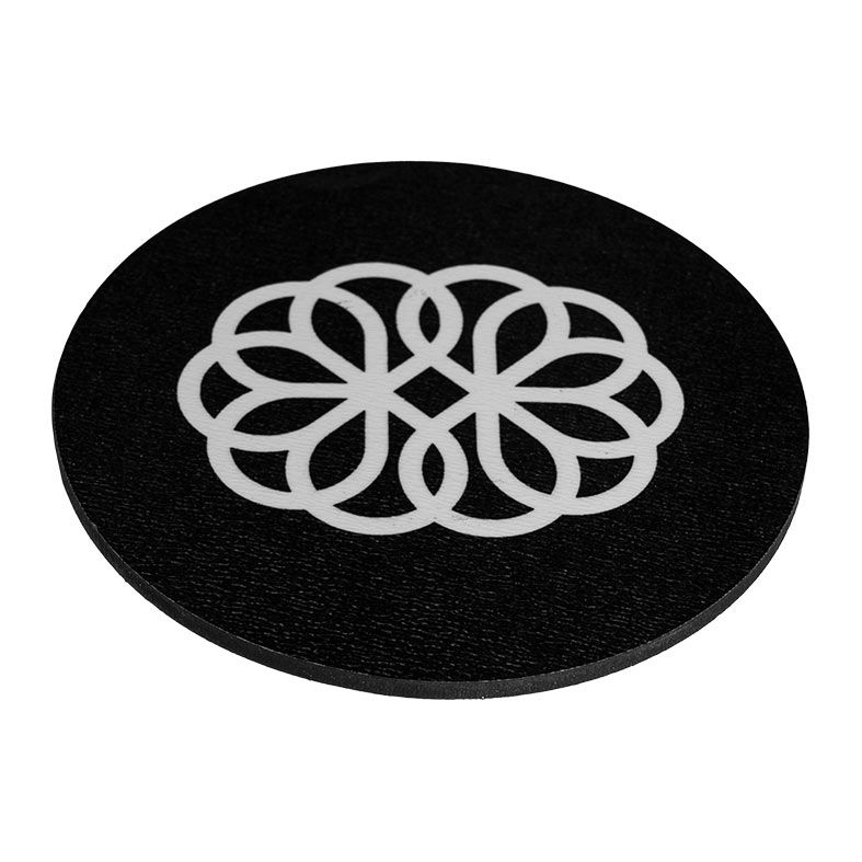 Kit Copo Branco Zinnia e Porta Copo Zinnia 