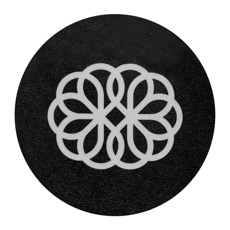 Kit Copo Branco Zinnia e Porta Copo Zinnia 
