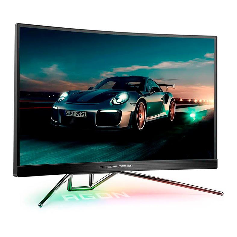 Monitor Gamer AOC Agon Porsche Design, 27 Pol, VA, QHD, 0.5ms, 240Hz, FreeSync Premium, PD27
