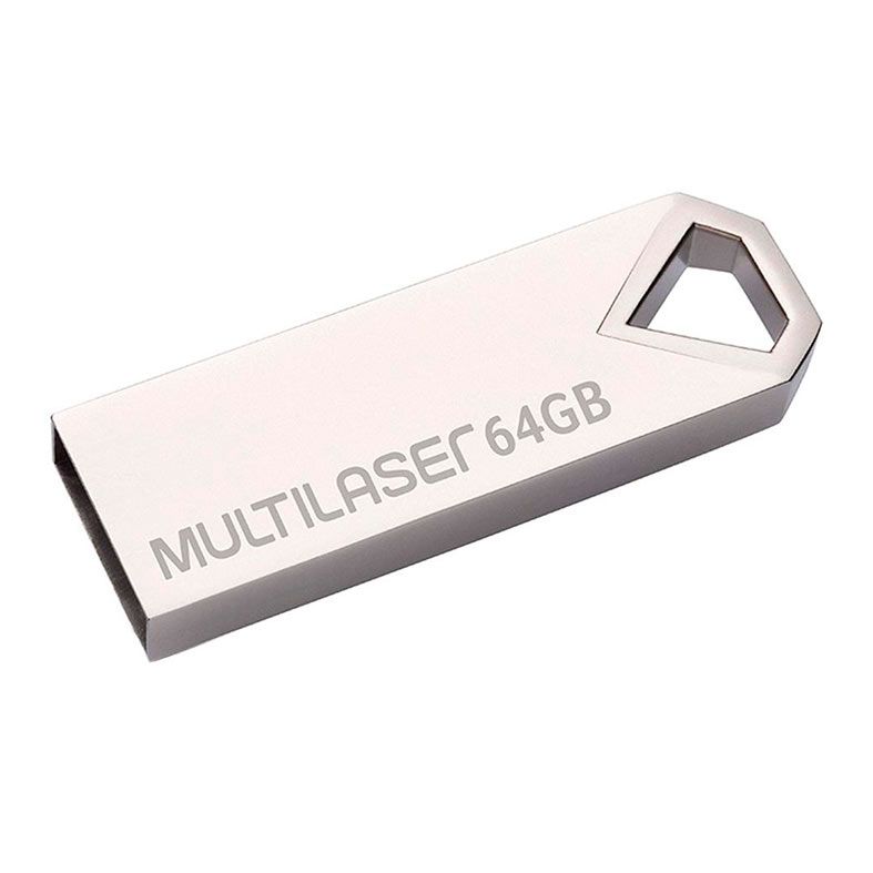 Pendrive Multi Diamond, 64GB, Prata, PD852