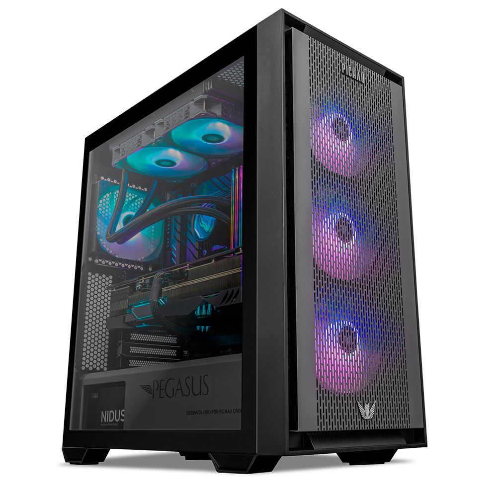 Computador Pichau Gamer Afrodite, AMD Ryzen 9 7950X3D, GeForce RTX 4090  24GB, 32GB DDR5, SSD M.2 1TB + SSD 960GB