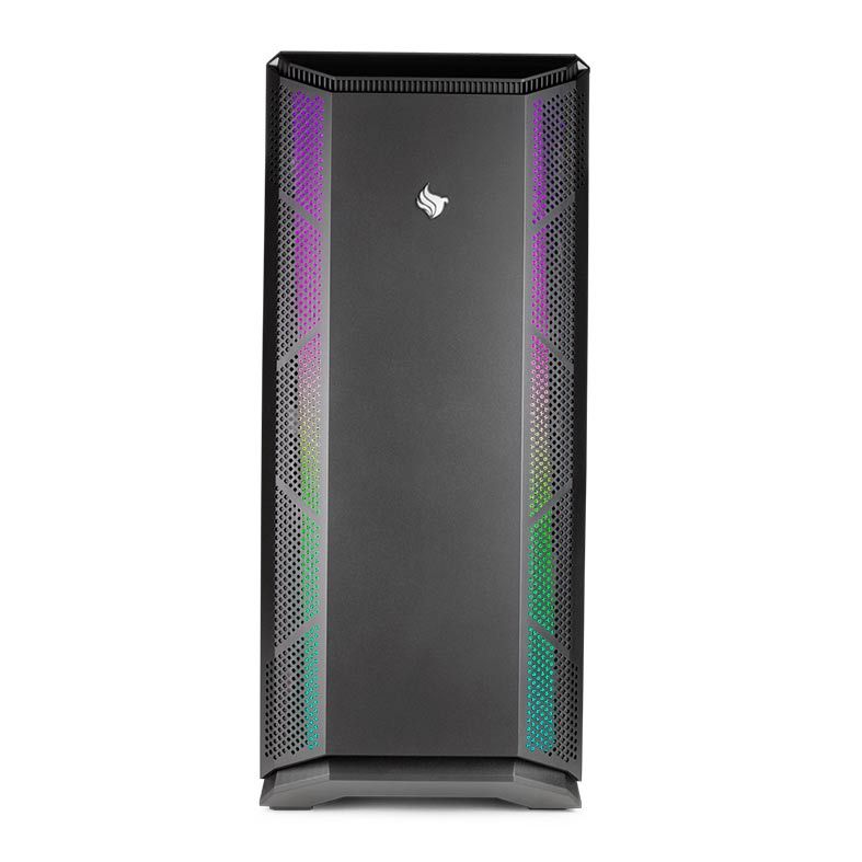Gabinete Gamer Pichau Alcor Lateral De Vidro Preto, PG-ACR-BL01
