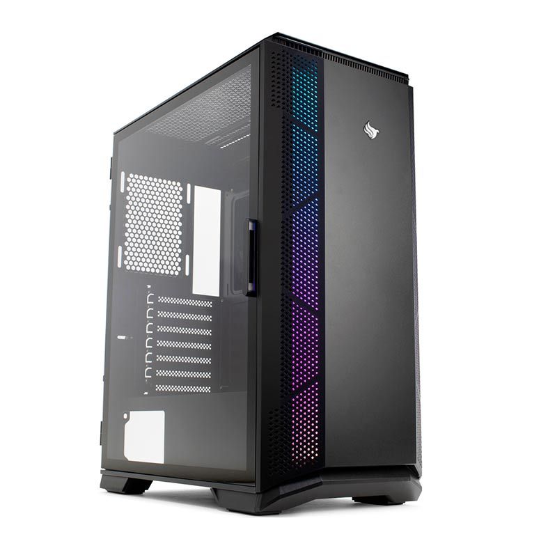 Gabinete Gamer Pichau Alcor Lateral De Vidro Preto, PG-ACR-BL01