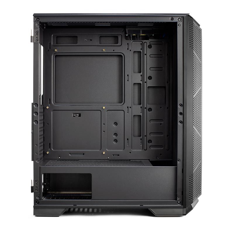 Gabinete Gamer Pichau Alcor Lateral De Vidro Preto, PG-ACR-BL01