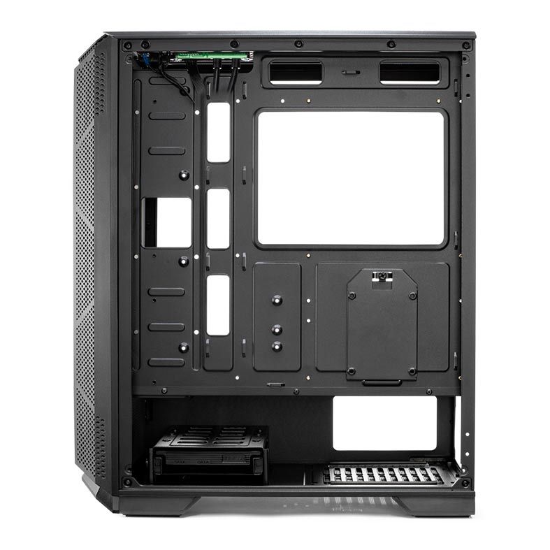 Gabinete Gamer Pichau Alcor Lateral De Vidro Preto, PG-ACR-BL01