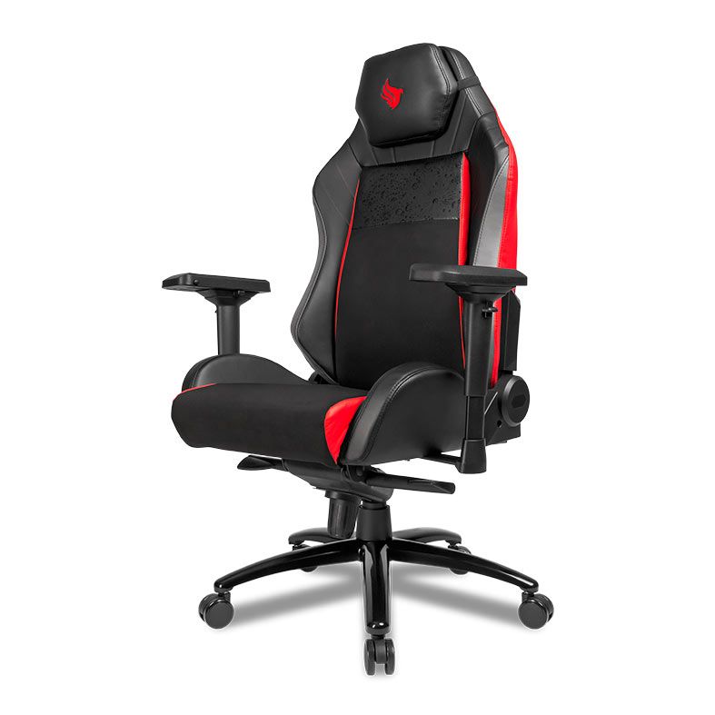 Cadeira Gamer Pichau Halley, Preta e Vermelha, PG-ANV-C17