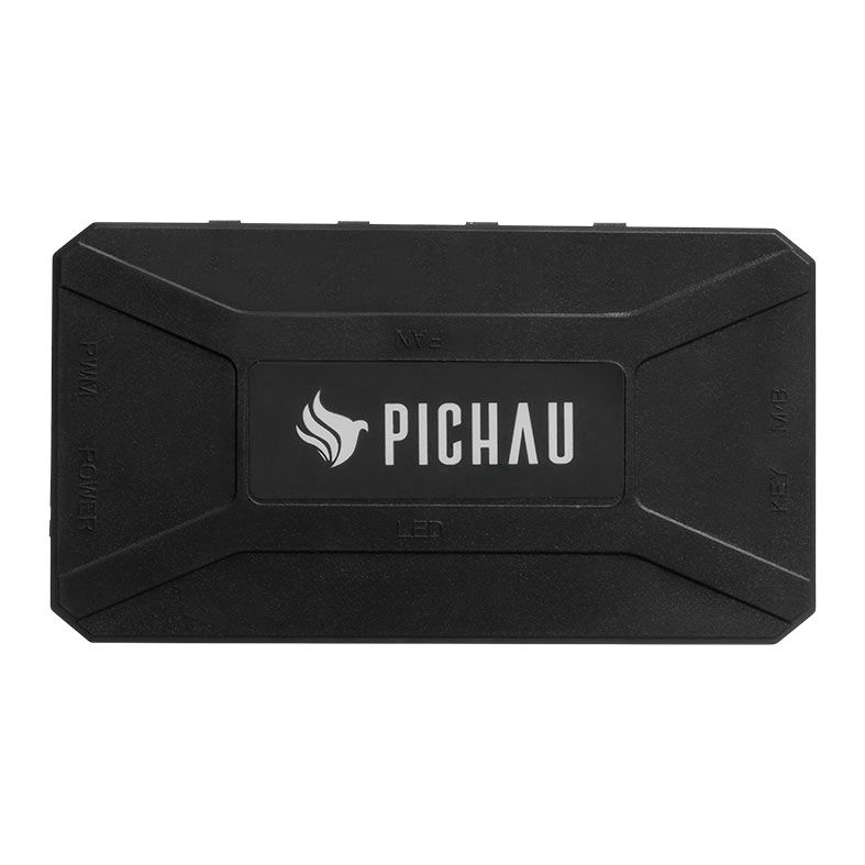 Controlador PWM e ARGB Pichau Feather P1, 5P PWM 4Pin + 5P ARGB, PG-ARPW-BK01