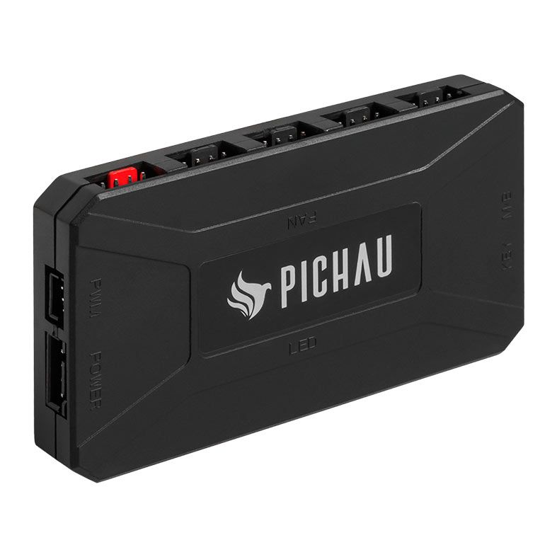 Controlador PWM e ARGB Pichau Feather P1, 5P PWM 4Pin + 5P ARGB, PG-ARPW-BK01