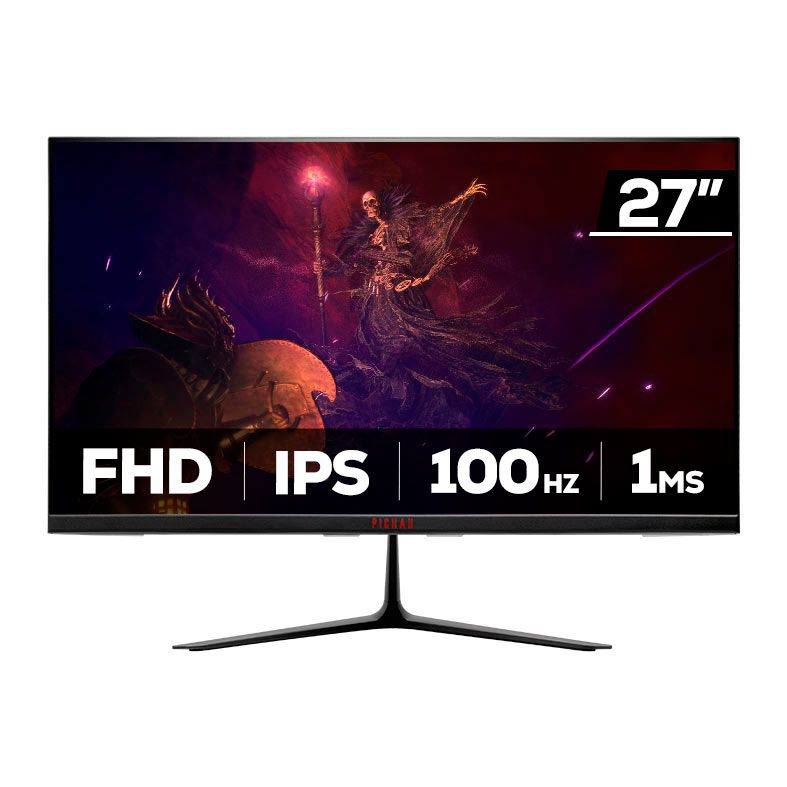Monitor Gamer Pichau Athen V3, 27 Pol, IPS, FHD, 1ms, 100Hz, HDMI/VGA, PG-ATH27V3-BL01