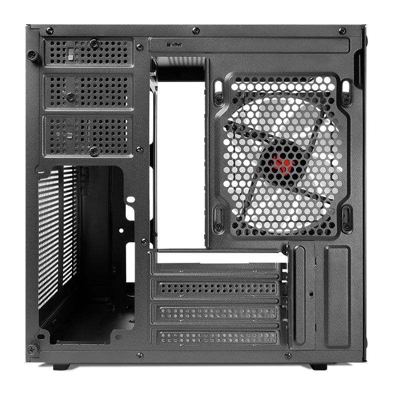Gabinete Gamer Pichau Atom, Mini-Tower, Lateral de Vidro, Com 1 Fan, Preto, PG-ATOM-BK