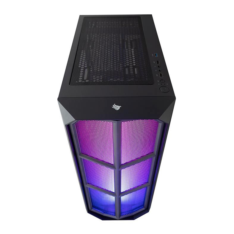 Gabinete Gamer Pichau Astro Lateral Vidro Preto, PG-ATR-BL01