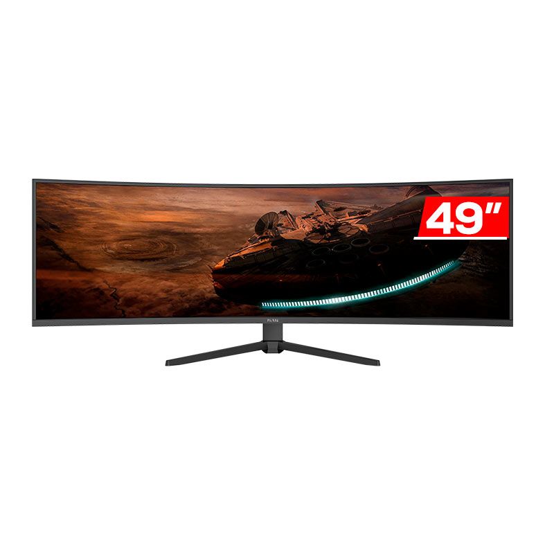 PRE VENDA - Monitor Gamer Pichau Cepheus S49 PRO, 49 Pol. VA, Curvo, DQHD, 1ms, 144Hz, FreeSync, HDMI/DP, PG-CFS49P-BL02