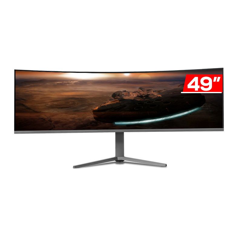 Monitor Gamer Pichau Cepheus S49 PRO, 49 Pol. VA, Curvo, DQHD, 1ms, 144Hz, FreeSync, HDMI/DP, PG-CFS49P-BL02