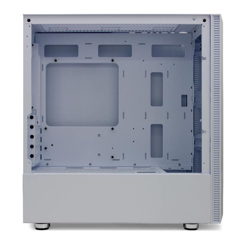 Gabinete Gamer Pichau Carrier II Lateral Vidro Temp RGB Branco, PG-CR02-WHRGB
