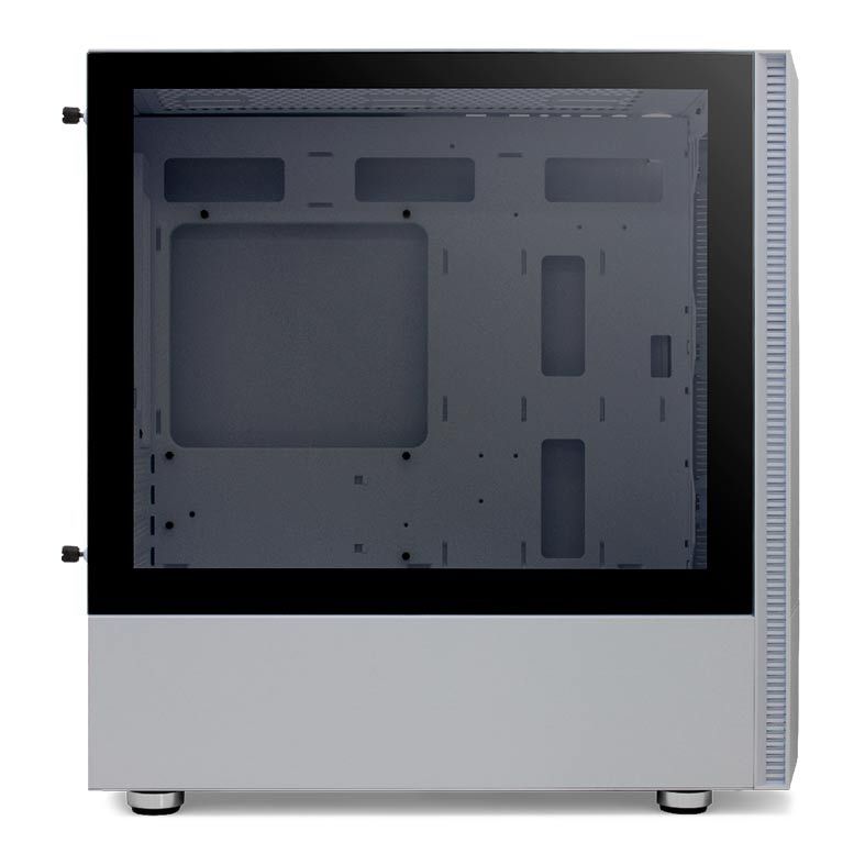Gabinete Gamer Pichau Carrier II Lateral Vidro Temp RGB Branco, PG-CR02-WHRGB