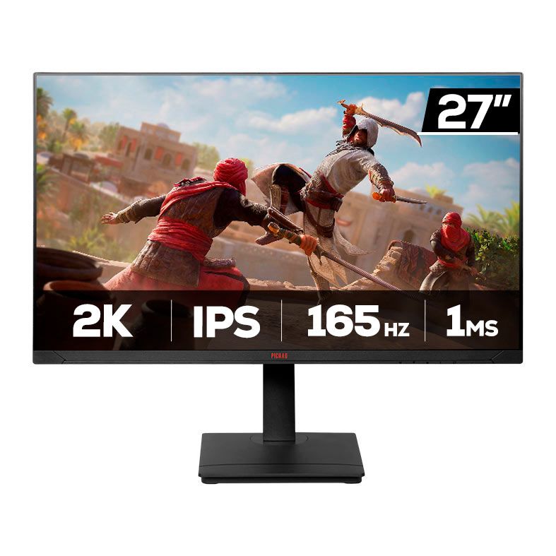 Monitor Gamer Pichau Centauri Pulse 27, 27 Pol, IPS, 2K, 165Hz, 1ms, FreeSync, HDMI/DP, PG-CRPLS27-BL01