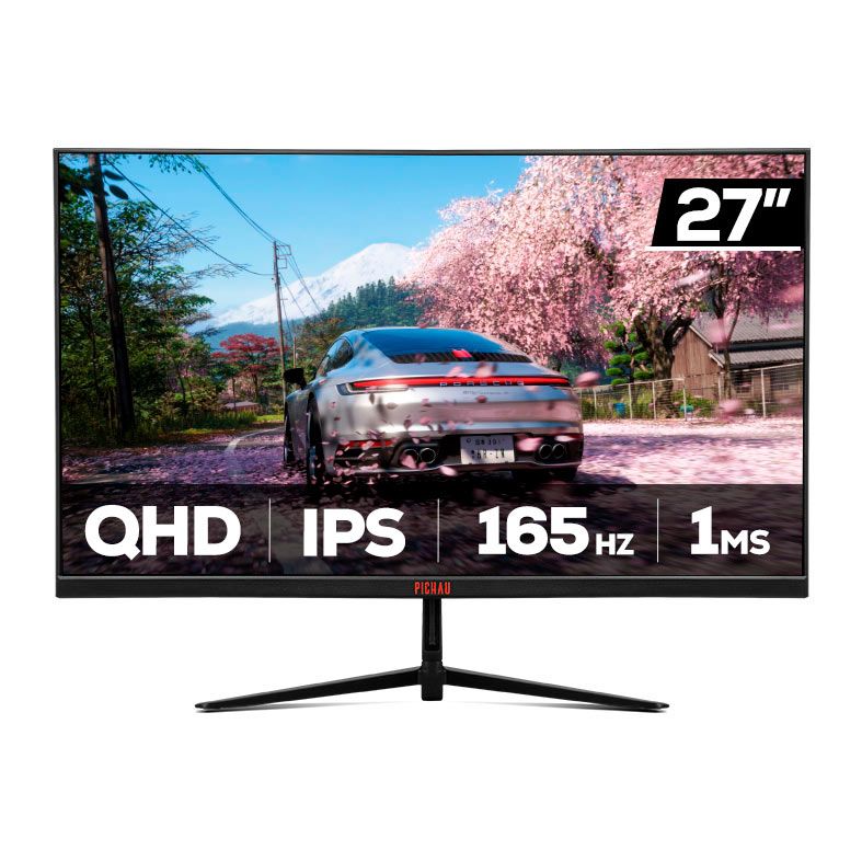 Monitor Gamer Pichau Athen V3S, 27 Pol, IPS, QHD, 1ms, 165Hz