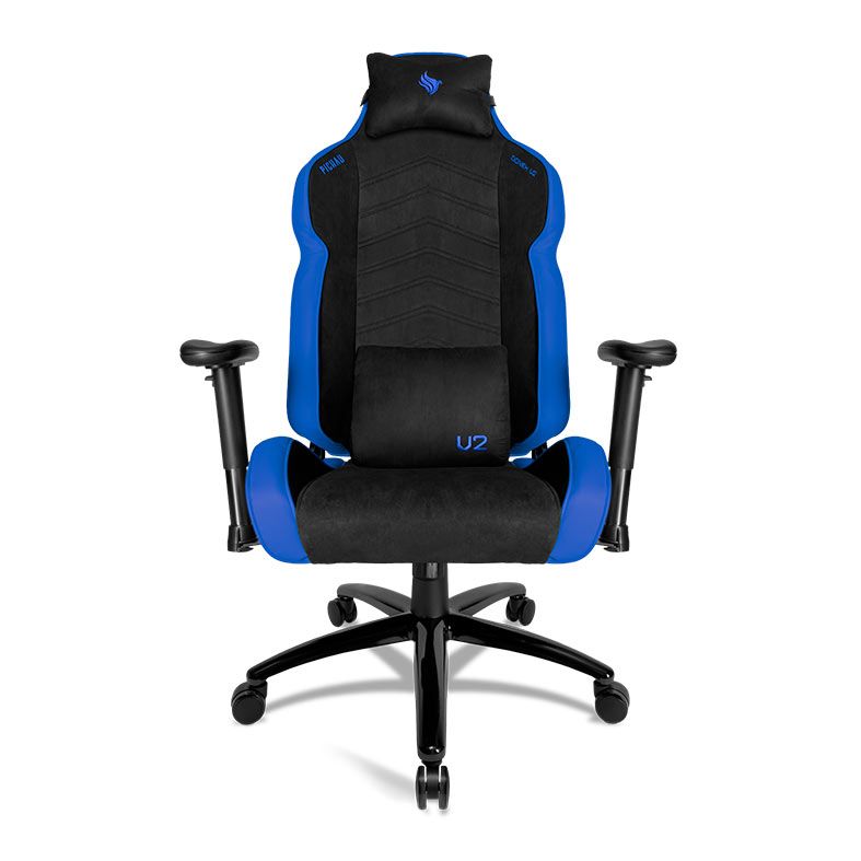 Cadeira Gamer Pichau Donek V2, Tecido, Preto e Azul, PG-DNKV2-BBL