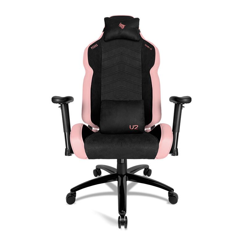 Cadeira Gamer Pichau Donek V2, Preto e Rosa, PG-DNKV2-BPK