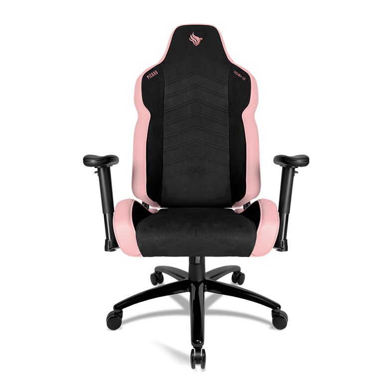 Cadeira Gamer Pichau Donek V2, Preto e Rosa, PG-DNKV2-BPK