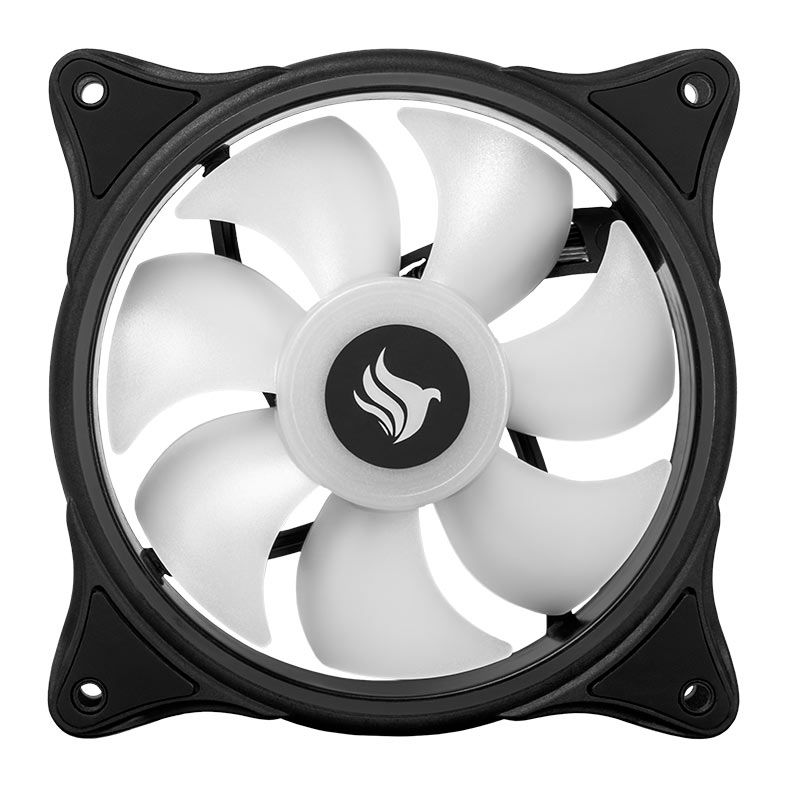Kit Ventoinhas Pichau Dual Ring P1, ARGB, 3x120mm + Controladora, Preta, PG-DRP-BK01