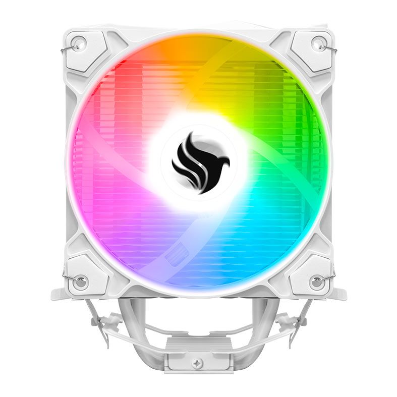 Cooler Para Processador Pichau Falcon, ARGB, 120mm, Branco, PG-FLCARGB-WH01