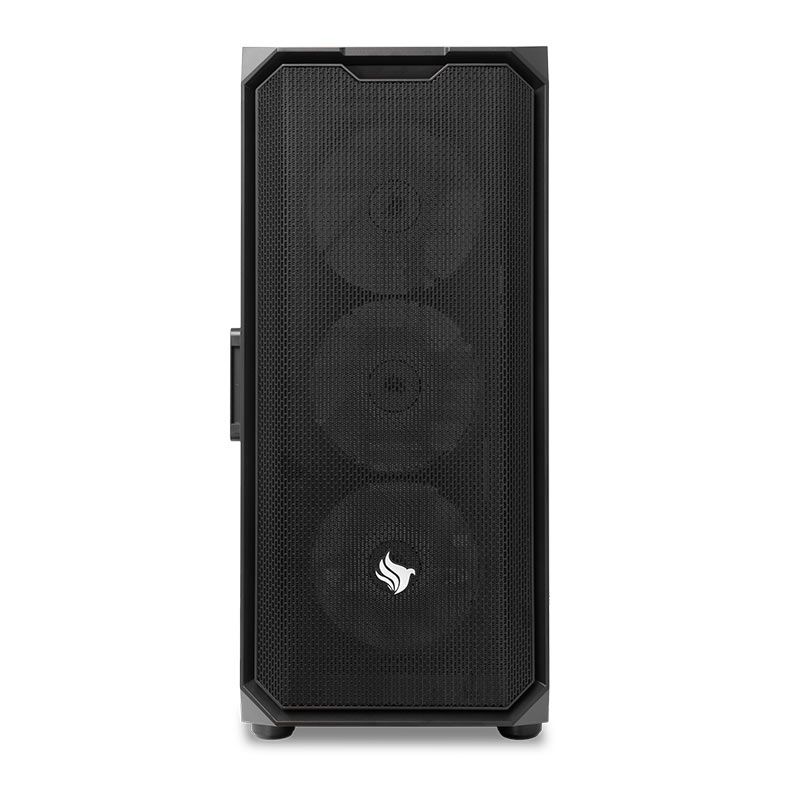 Gabinete Gamer Pichau Gadit L, Mid-Tower, Lateral de Vidro, Com 3 Fans, Preto, PG-GDLBK-PT01