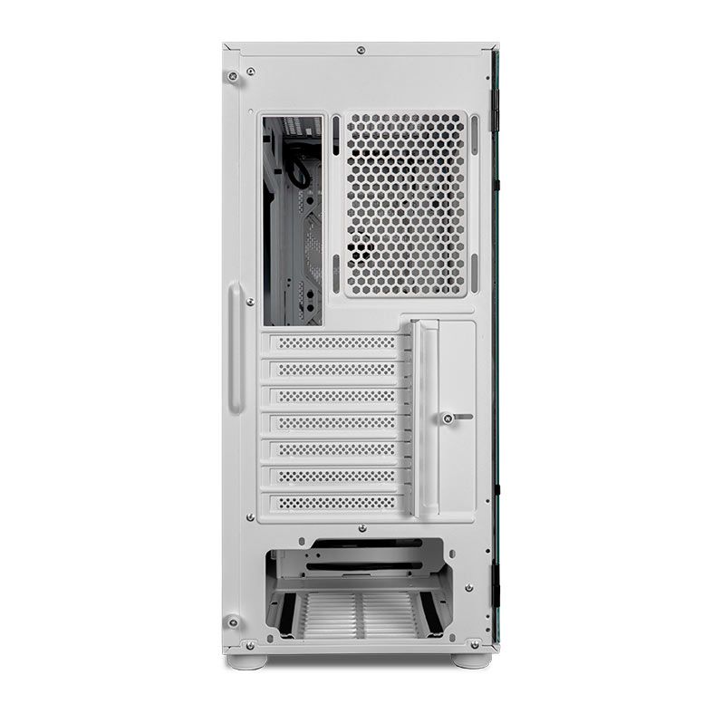Gabinete Gamer Pichau Gadit L, ARGB, Mid-Tower, Lateral de Vidro, Com 3 Fans, Branco, PG-GDLWH-ARGB01
