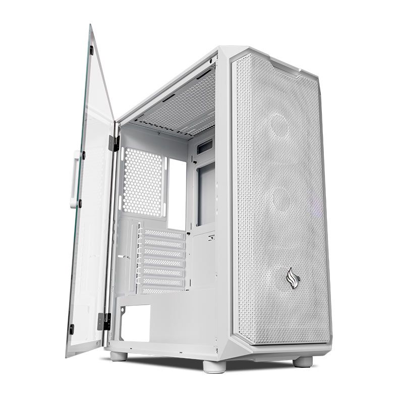 Gabinete Gamer Pichau Gadit L, Mid-Tower, Lateral de Vidro, Com 3 Fans, Branco, PG-GDLWH-BC01