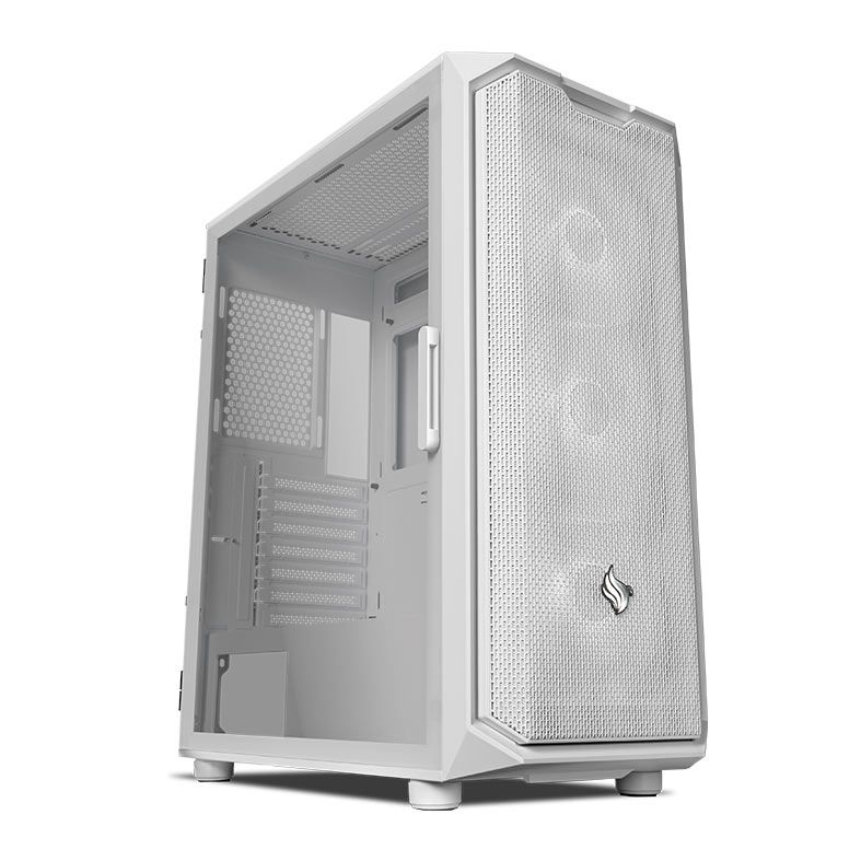 Gabinete Gamer Pichau Gadit L, Mid-Tower, Lateral de Vidro, Com 3 Fans, Branco, PG-GDLWH-BC01