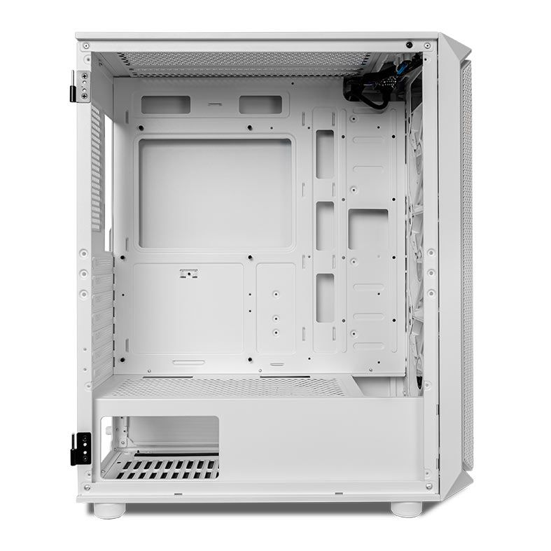 Gabinete Gamer Pichau Gadit L, Mid-Tower, Lateral de Vidro, Com 3 Fans, Branco, PG-GDLWH-BC01