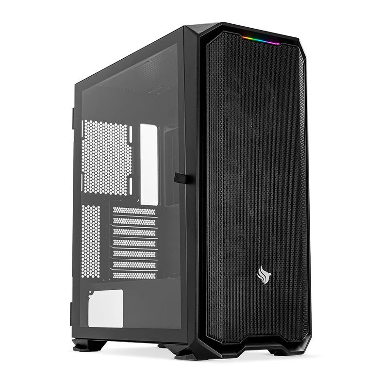 Gabinete Gamer Pichau Gadit Black Mid Tower Lateral De Vidro