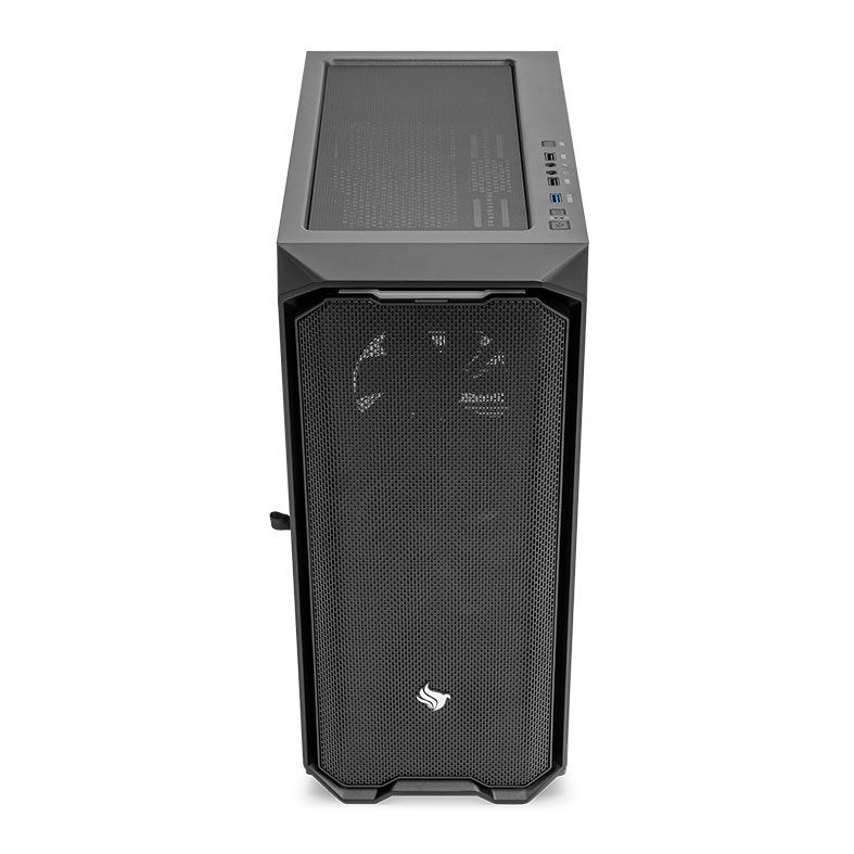 Gabinete Gamer Pichau Gadit 2 Black, Mid-Tower, Lateral de Vidro Temperado, Com 3 Fans, Preto, PG-GDT-02BLK