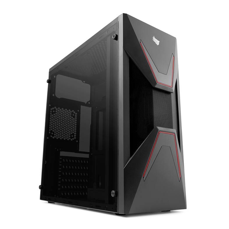 Gabinete Gamer Pichau Gryphon Acrilico Preto, PG-GRY-RGB01