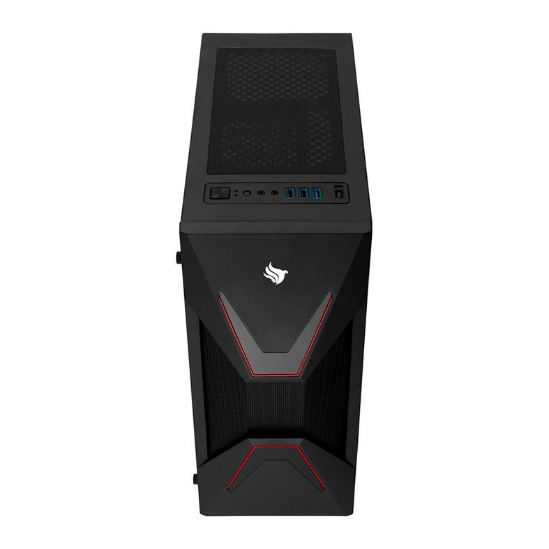 Gabinete Gamer Pichau Gryphon Acrilico Preto, PG-GRY-RGB01