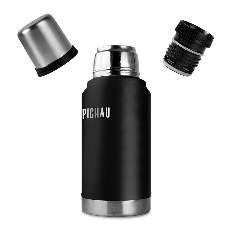 Garrafa Termica Pichau HR130, 750ml, Preto, PG-HR130-BL01