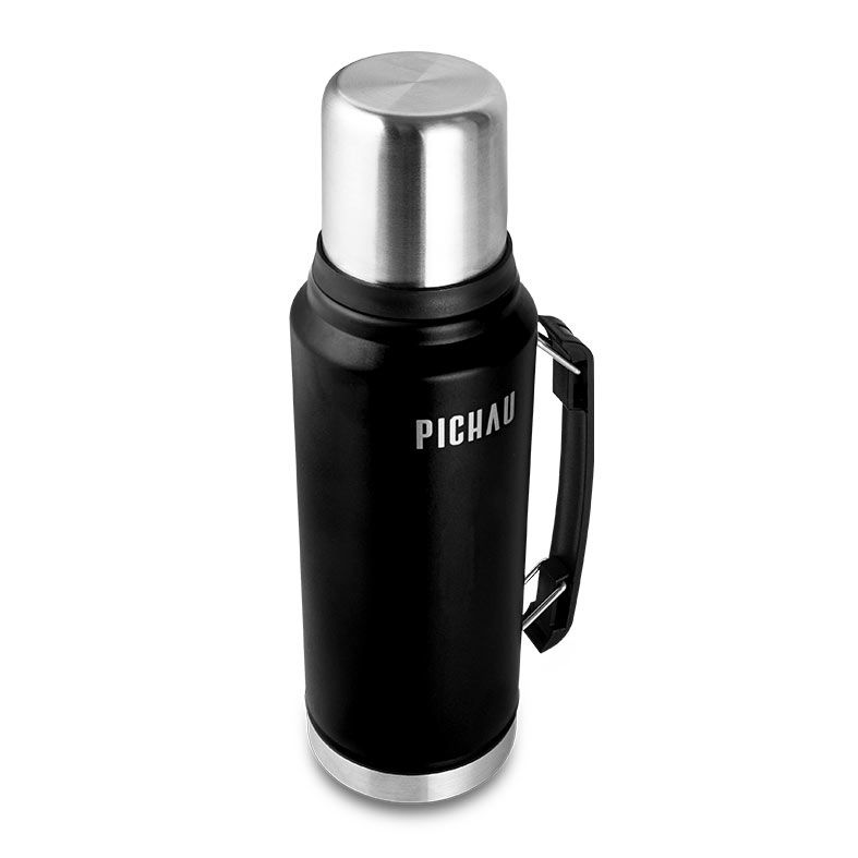 Garrafa Termica Pichau HR140, 1L, Preto, PG-HR140-BL01