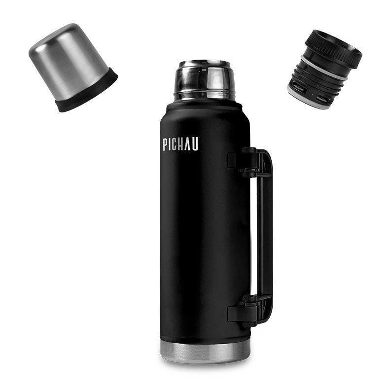 Garrafa Termica Pichau HR150, 1,3L, Preto, PG-HR150-BL01