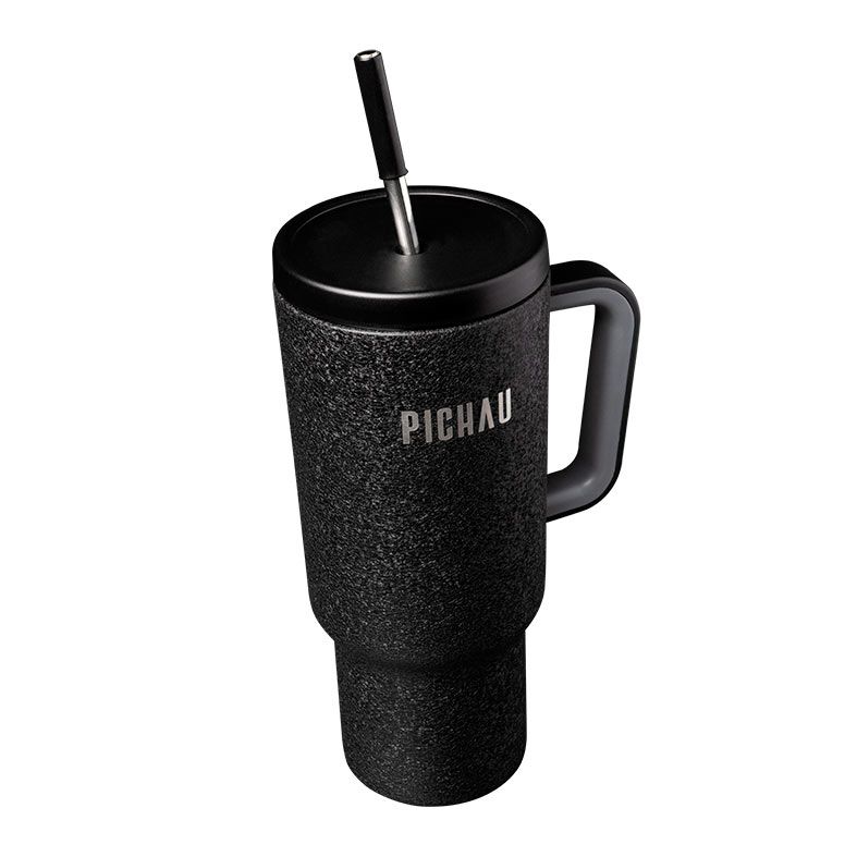 Copo Termico Pichau HR170, Com Canudo, 1.2L, Preto, PG-HR170-BL01