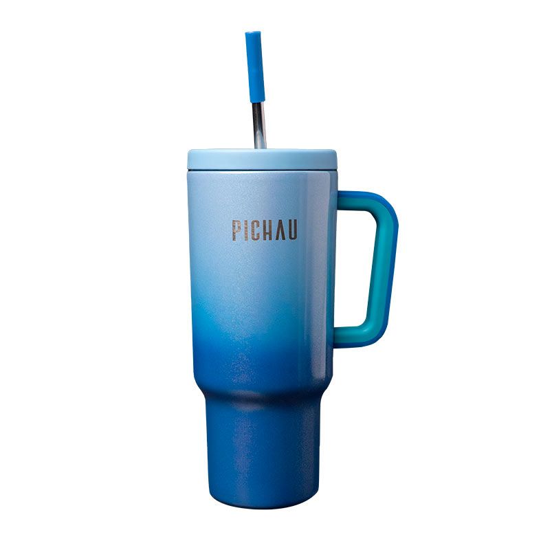 Copo Termico Pichau HR170, Com Canudo, 1.2L, Azul, PG-HR170-BU01