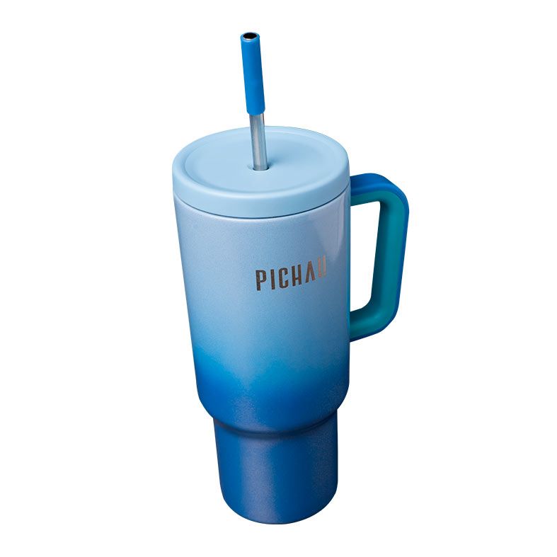 Copo Termico Pichau HR170, Com Canudo, 1.2L, Azul, PG-HR170-BU01