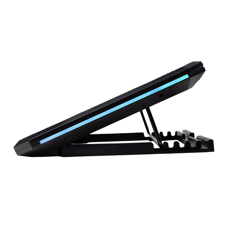 Base Para Notebook Pichau Harvey Dual Fan, RGB, Preto, PG-HRY-RGB01