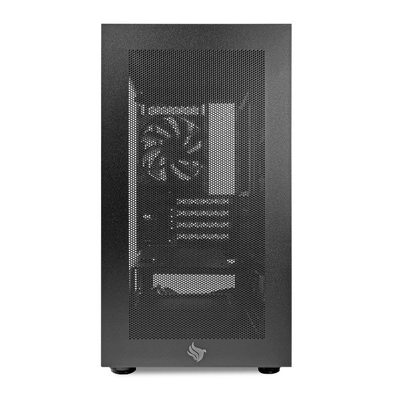Gabinete Gamer Pichau HX300M Glass, Mid-tower, Lateral de Vidro, Preto, PG-HX3-BKM01