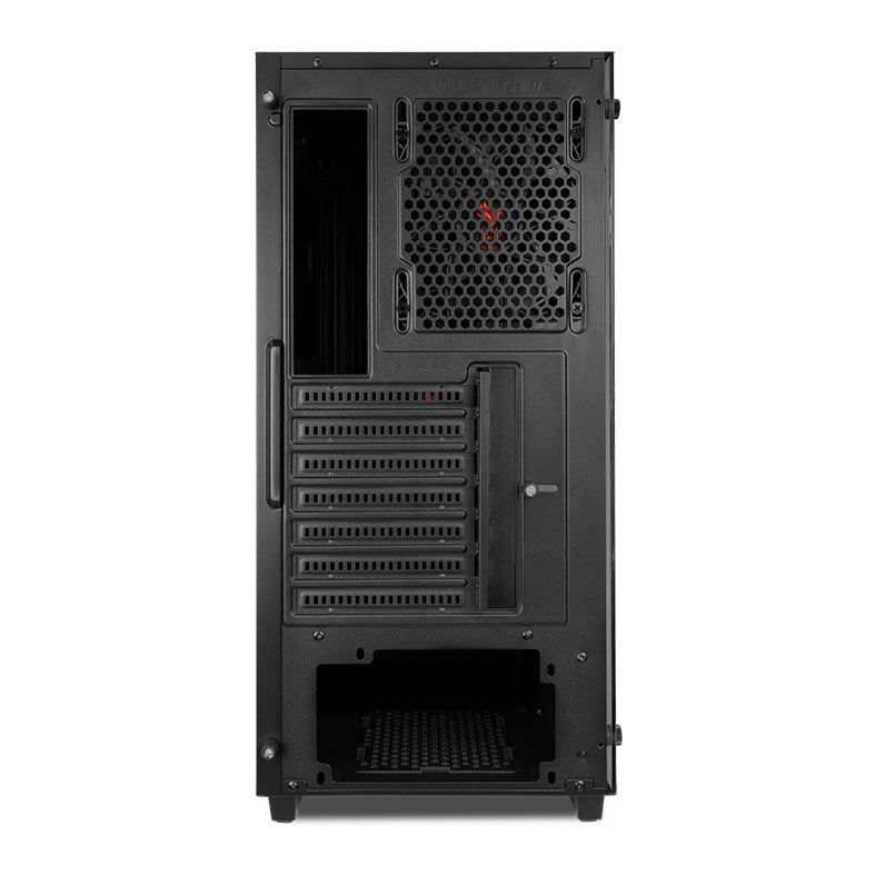 Gabinete Gamer Pichau HX350, Mid-Tower, Lateral de Vidro, Com 4 Fans, Preto, PG-HX35-BL01