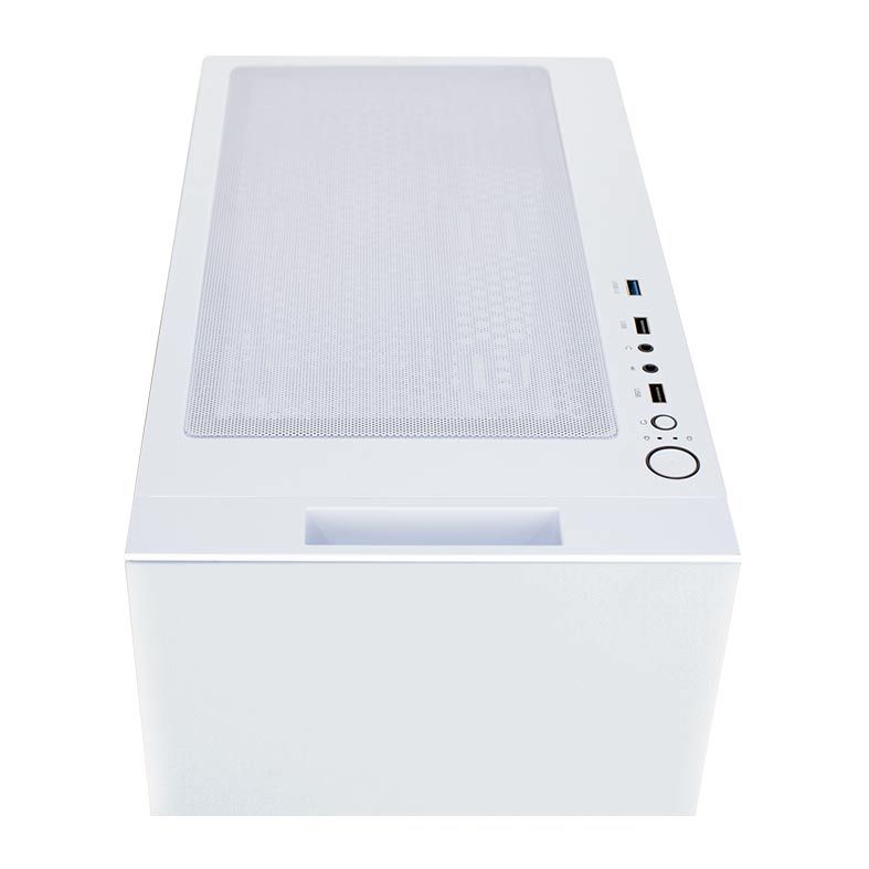 Gabinete Gamer Pichau HX500 Lateral De Vidro White, PG-HX5-W01