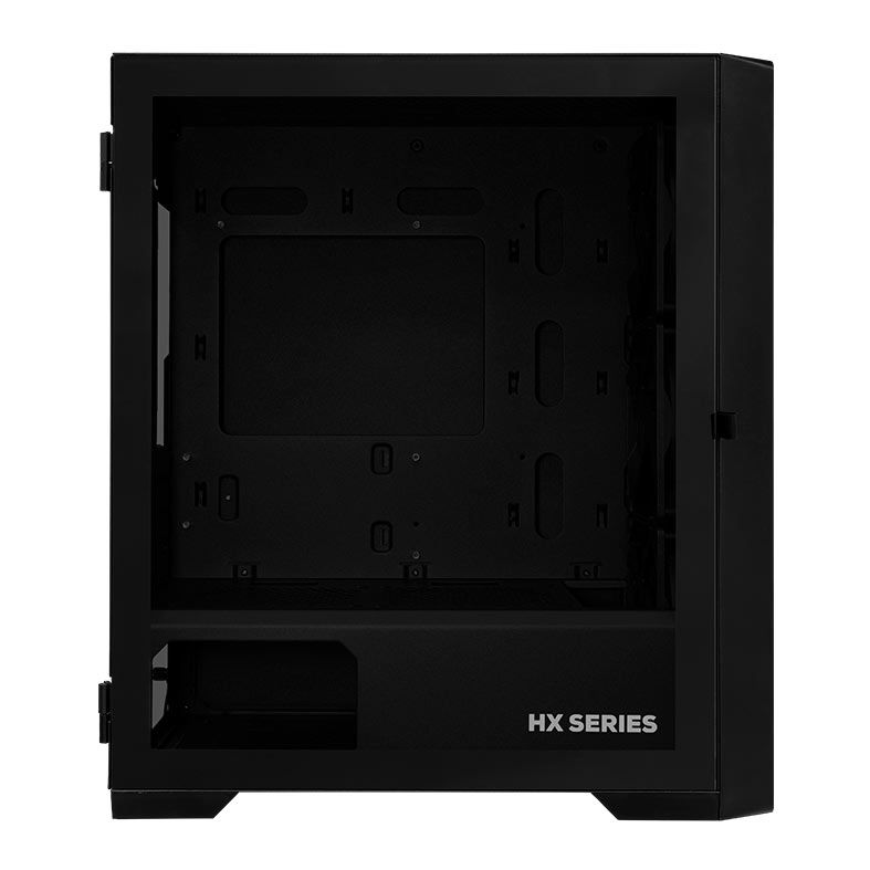 Gabinete Gamer Pichau HX550M, Mid-Tower, Lateral de Vidro, Com 3 Fans, PG-HX550M-BK01