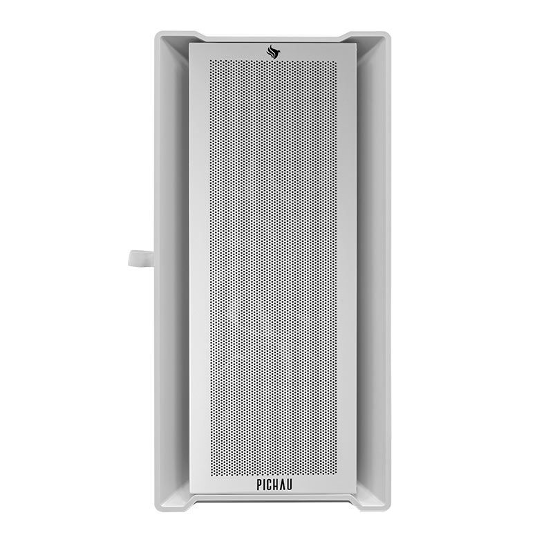 Gabinete Gamer Pichau HX550M, Mid-Tower, Lateral de Vidro, Com 3 Fans, Branco, PG-HX55M-WT01